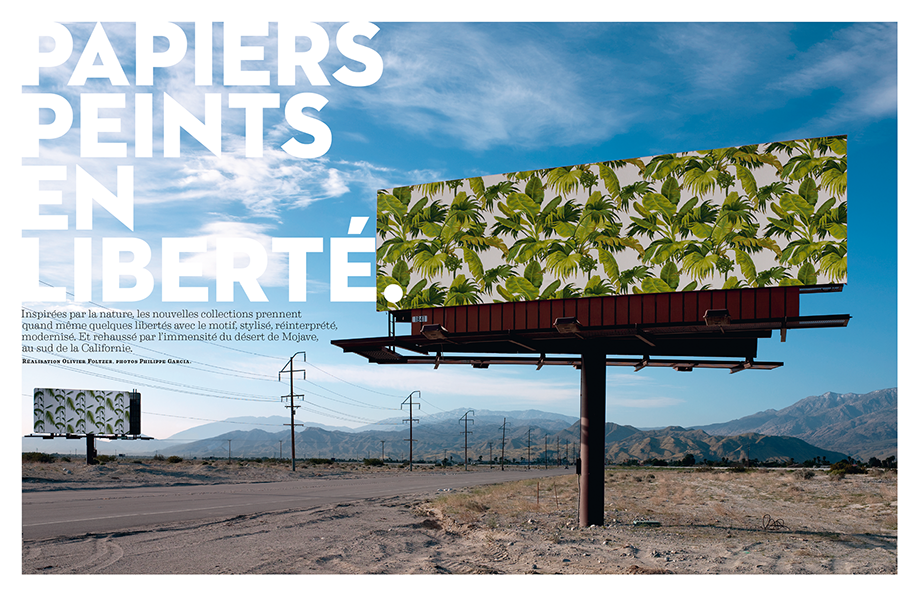 AD magazine, Palm Springs, Boussac, Pierre Frey